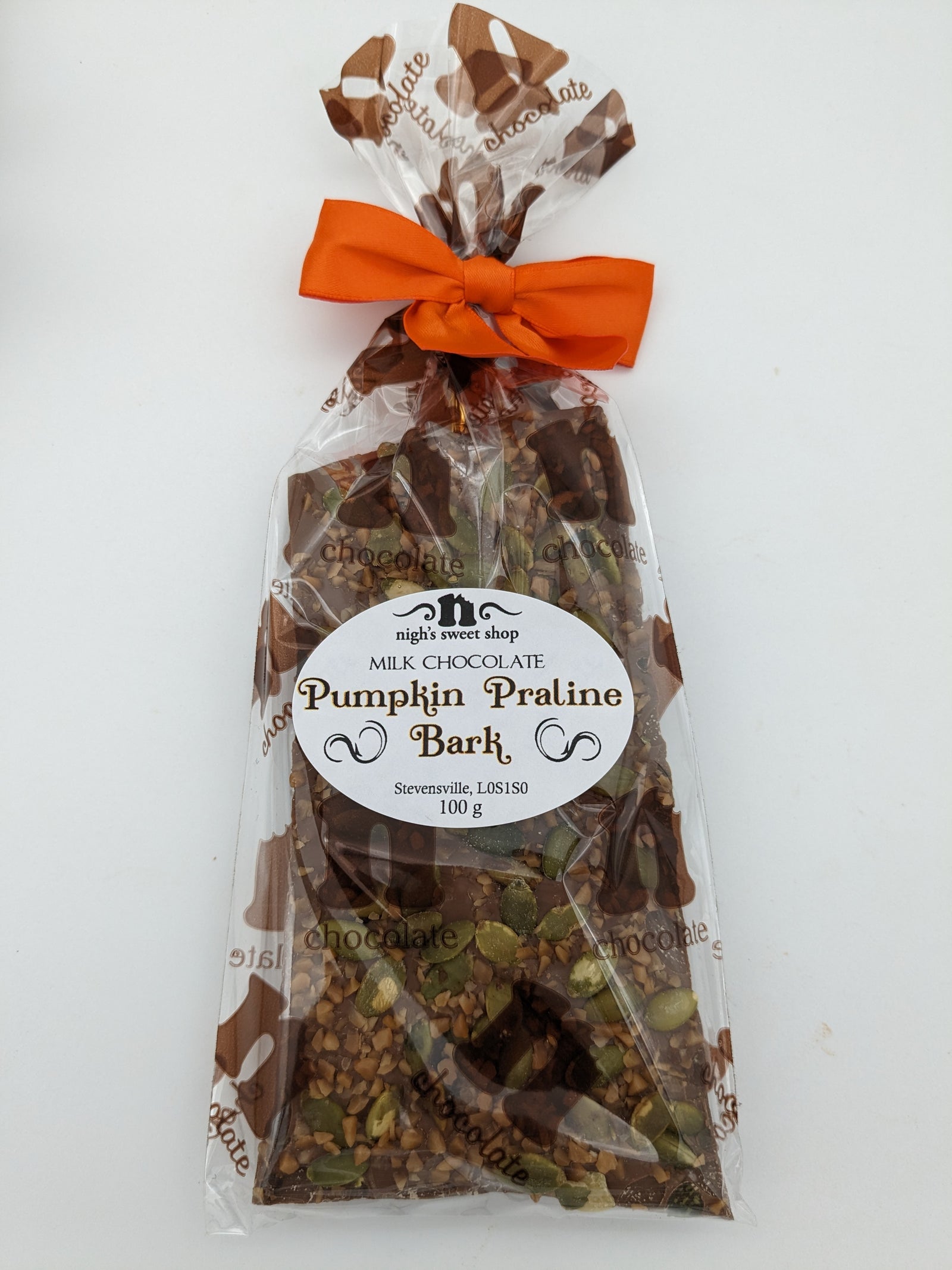 Pumpkin Praline Bark