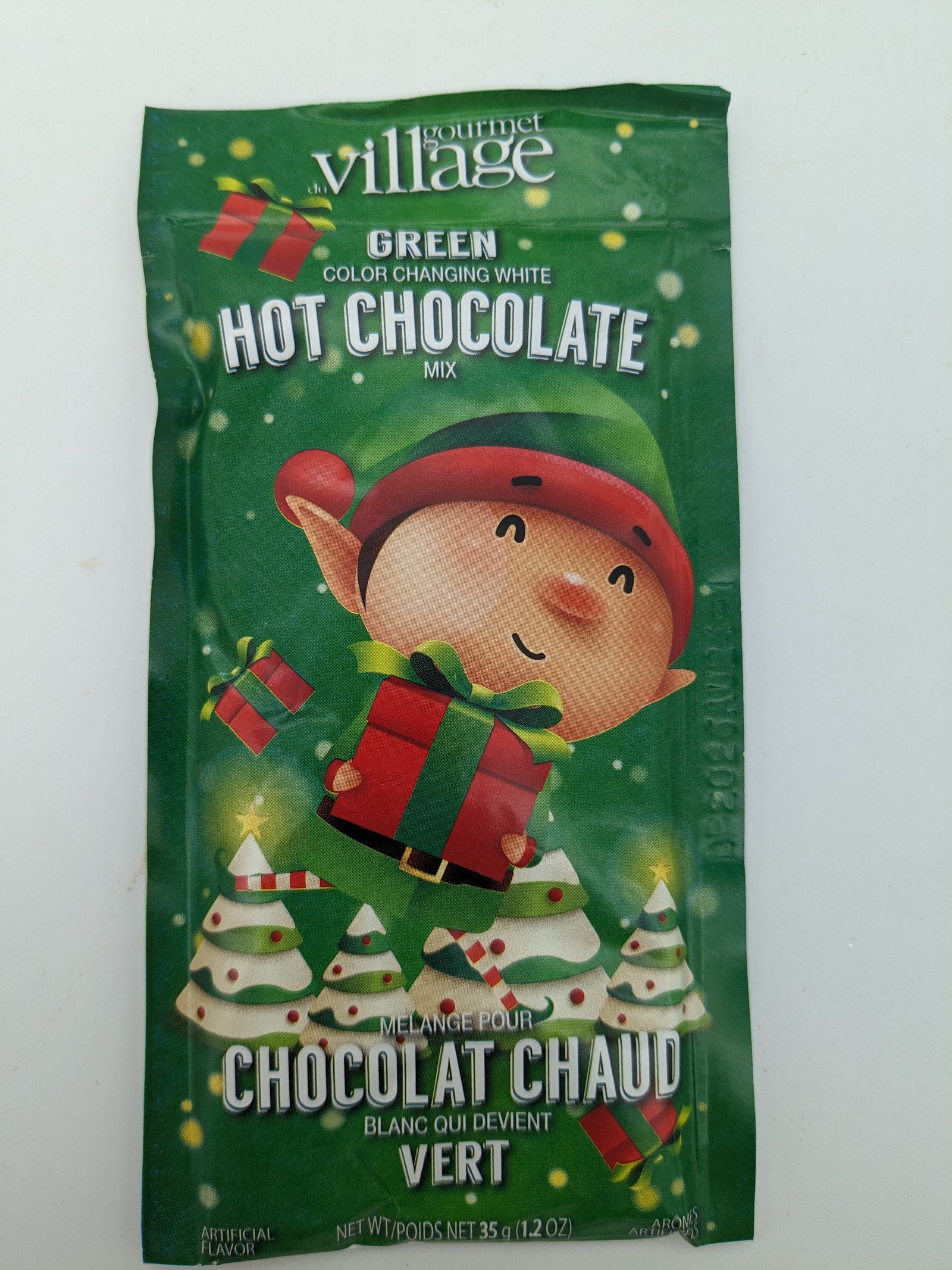 Green Colour Changing White Hot Chocolate: Christmas Elf