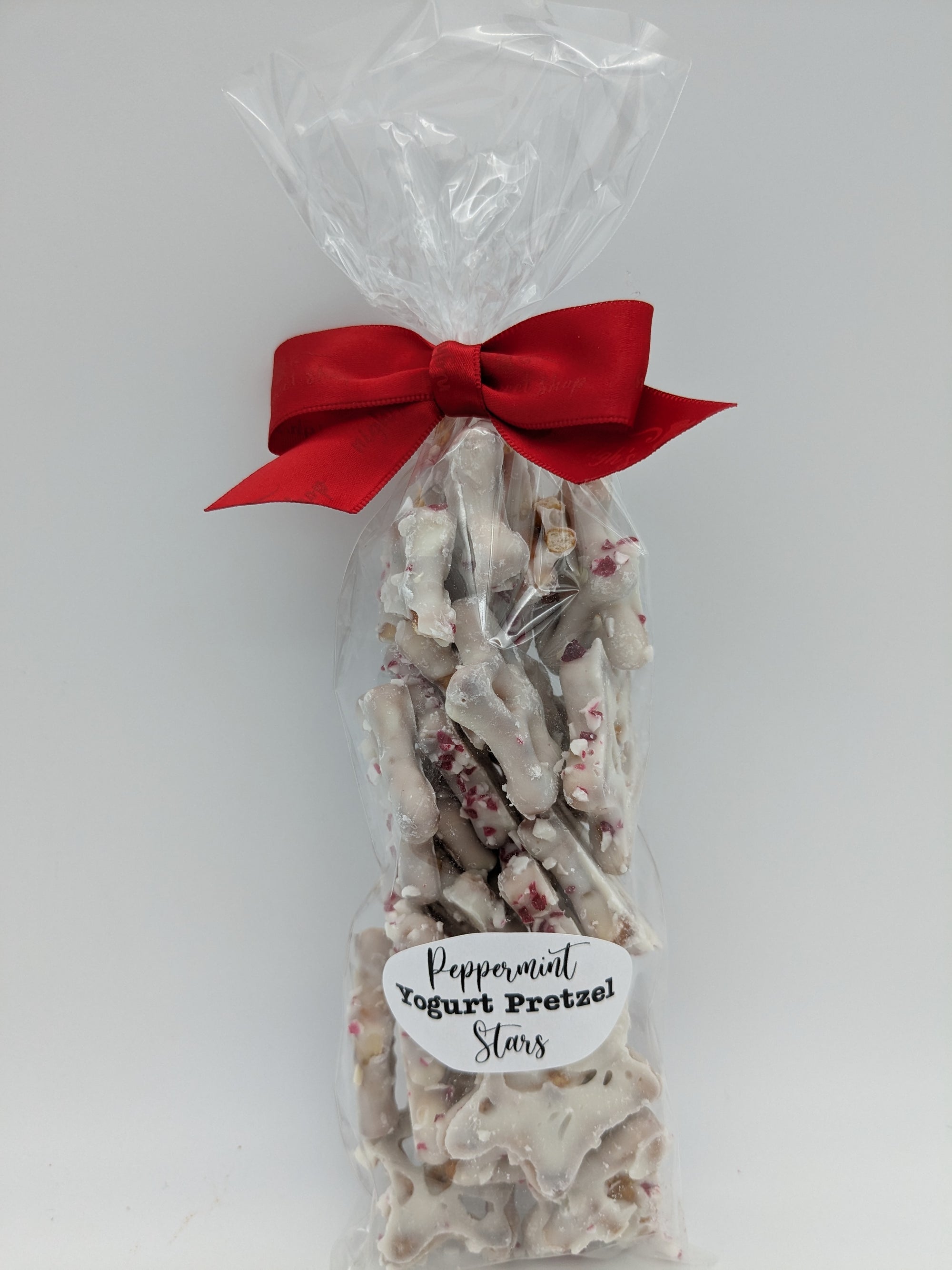 Peppermint Yogurt Pretzel Stars