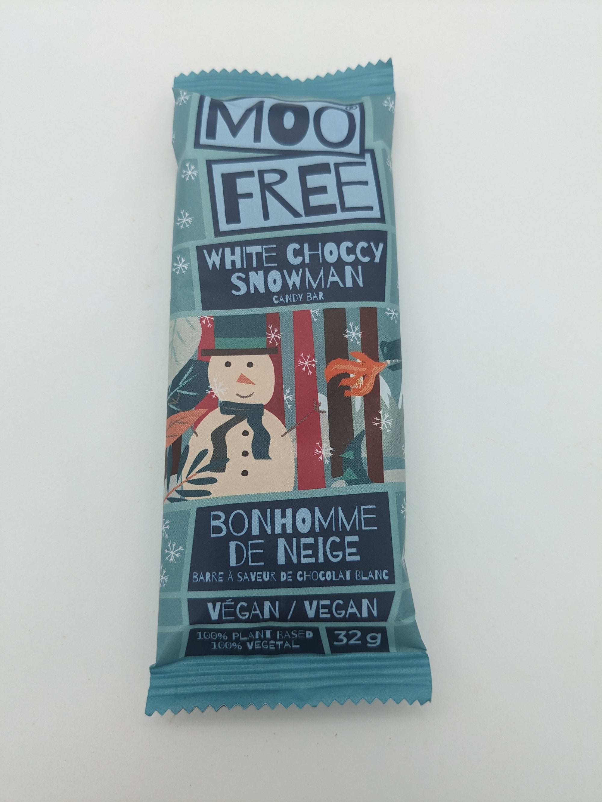 Moo® Free White Choccy Snowman