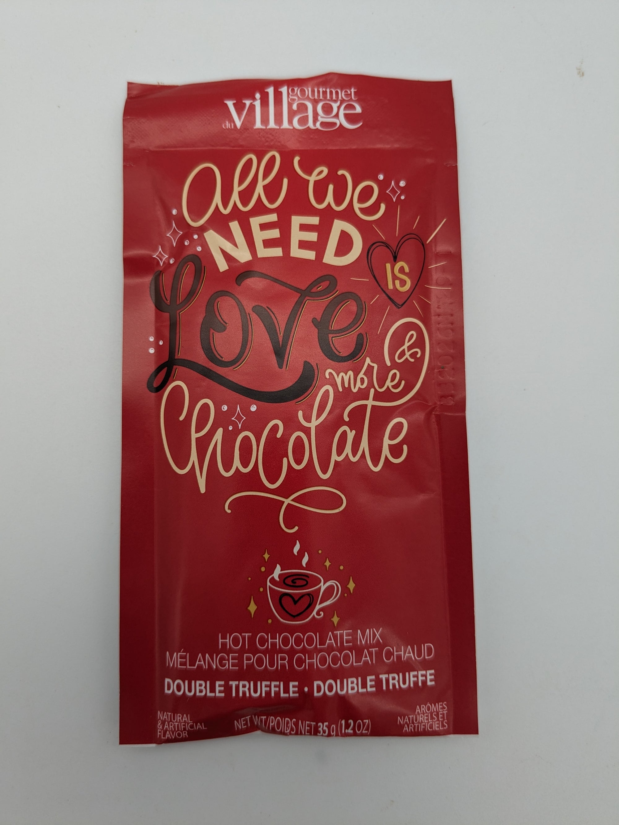 Double Truffle Hot Chocolate: All you need is Love