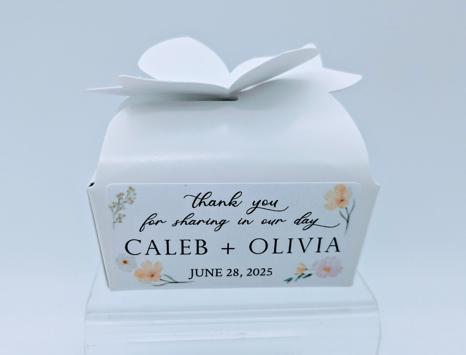 FAVOURS: Two-Pack Truffles, Bow Box $3.99