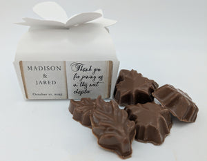 M.H. FALL LEAVES BOW BOX $3.99