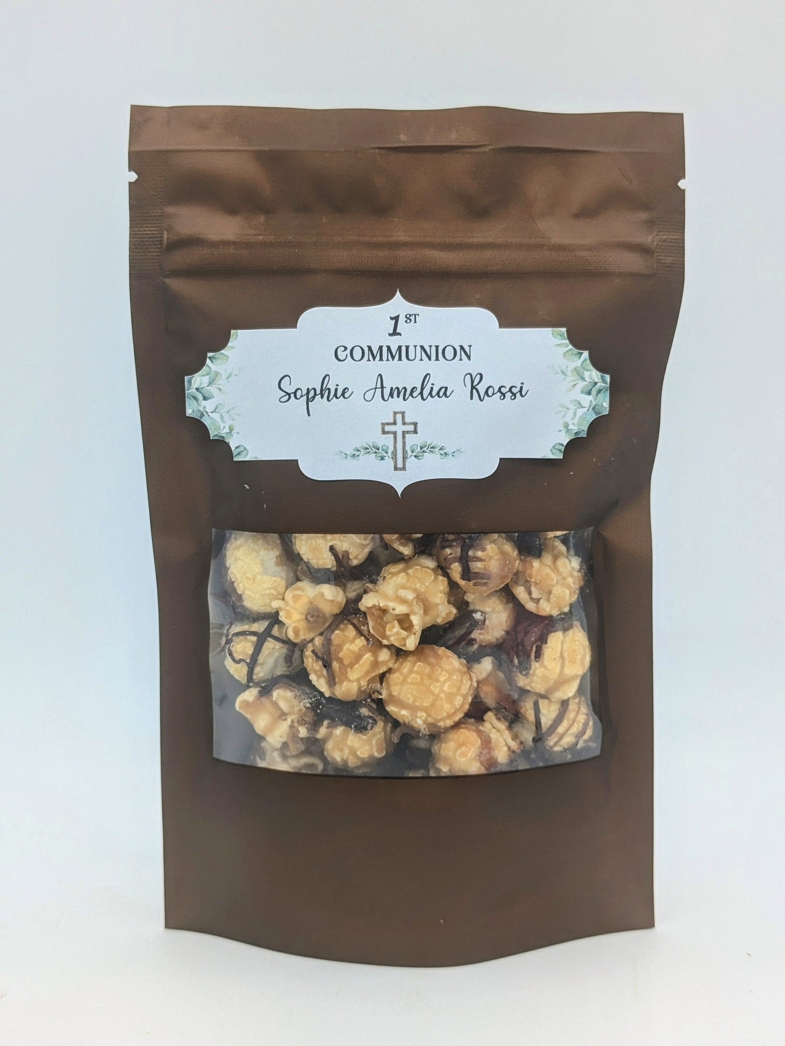Snack Size Caramel Corn Favours $4.99