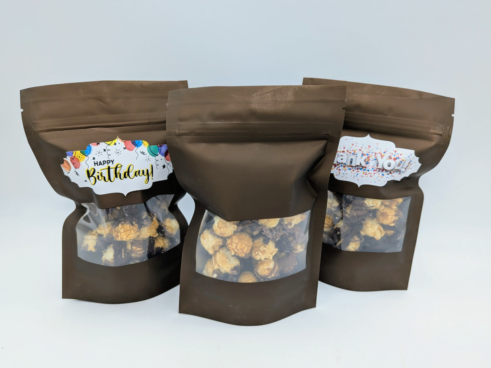 Snack Size Chocolate Drizzled Caramel Corn