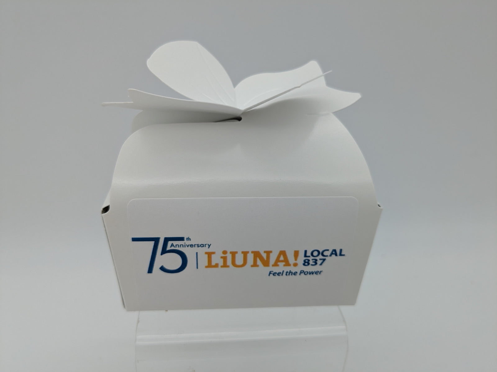 Custom LiUNA Large Bow Box $5.99