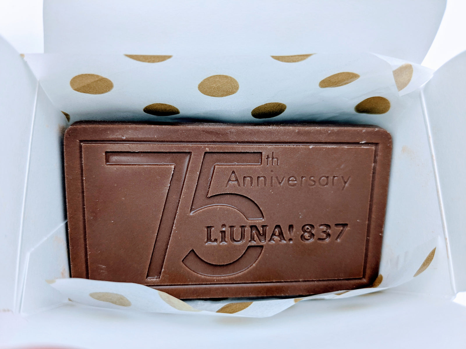Custom LiUNA Large Bow Box $5.99