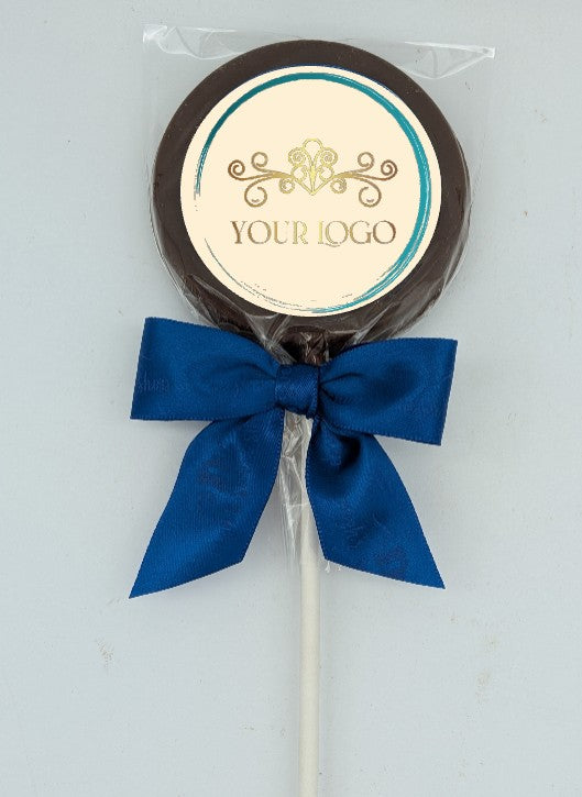 Custom Round Logo Sucker, $4.99