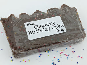 Fudge: Chocolate Birthday Cake