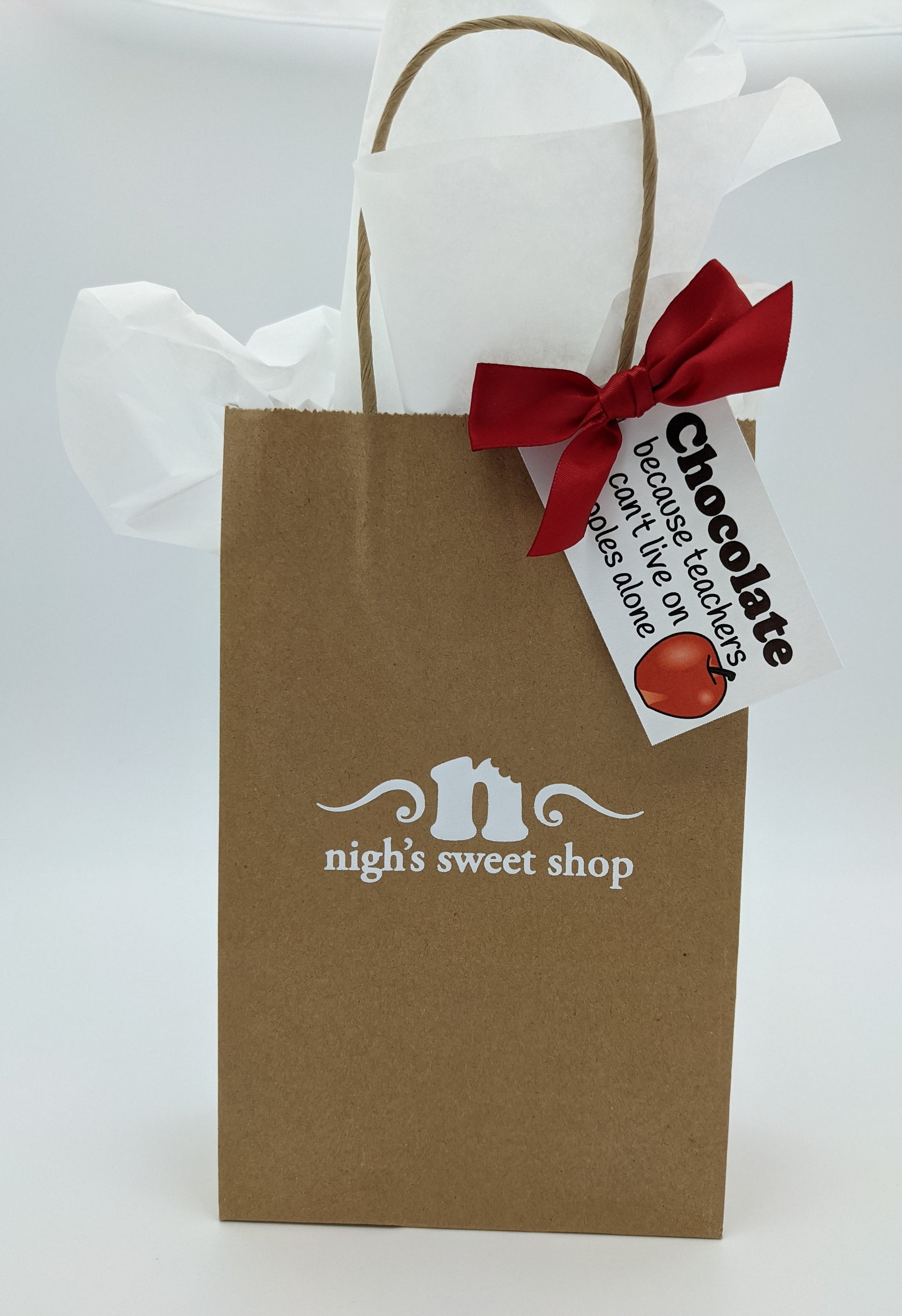 ADD ON GIFT BAG & TAG: Teacher / School