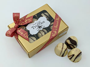 6pk Ivory Raspberry Truffles