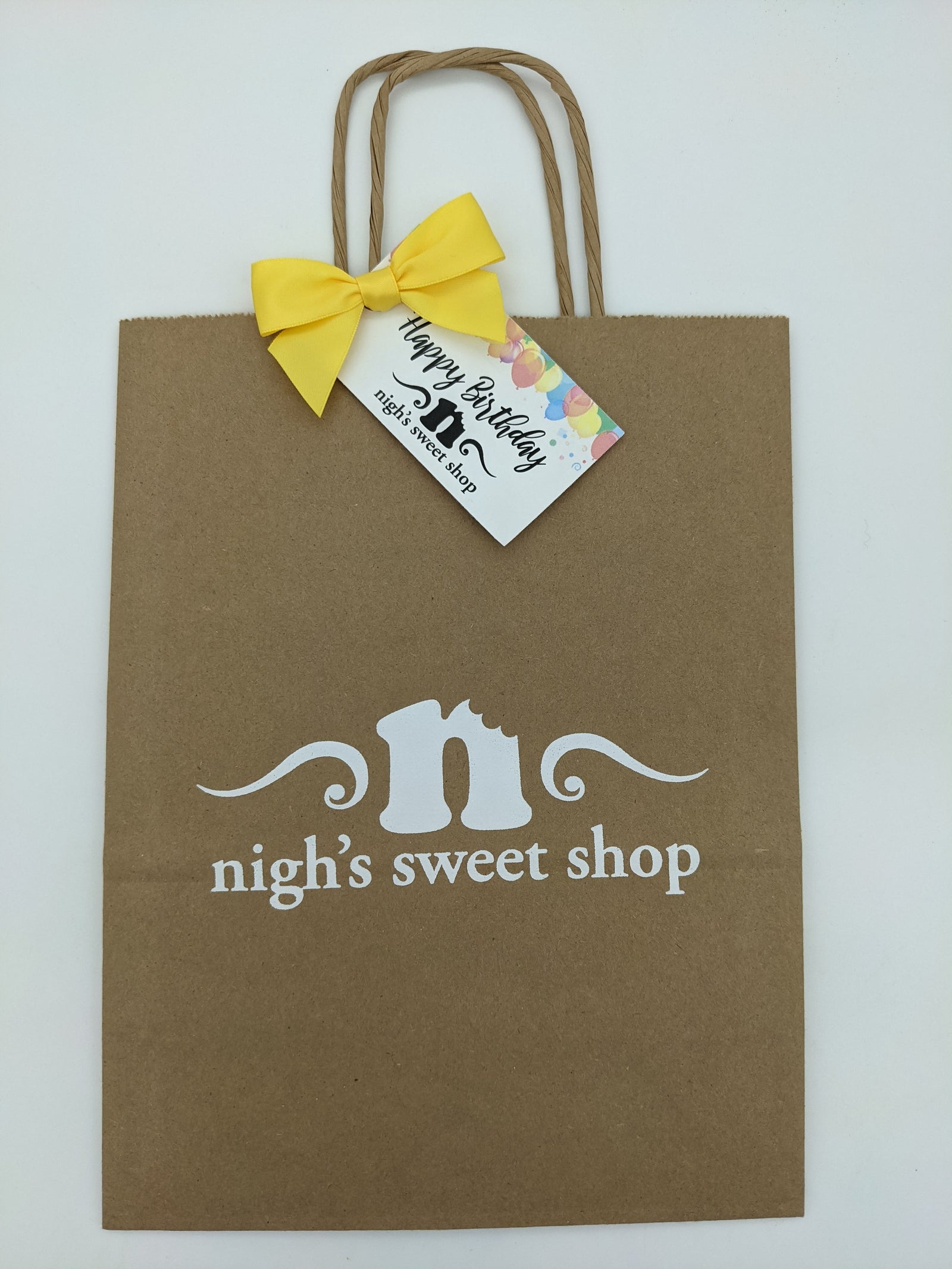 ADD ON GIFT BAG & TAG: Happy Birthday