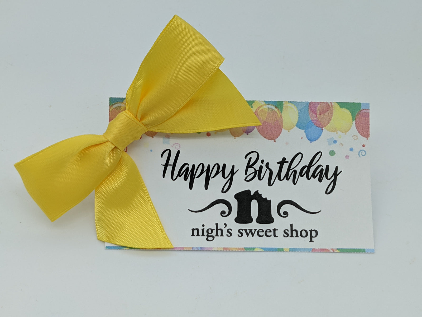 ADD ON GIFT BAG & TAG: Happy Birthday