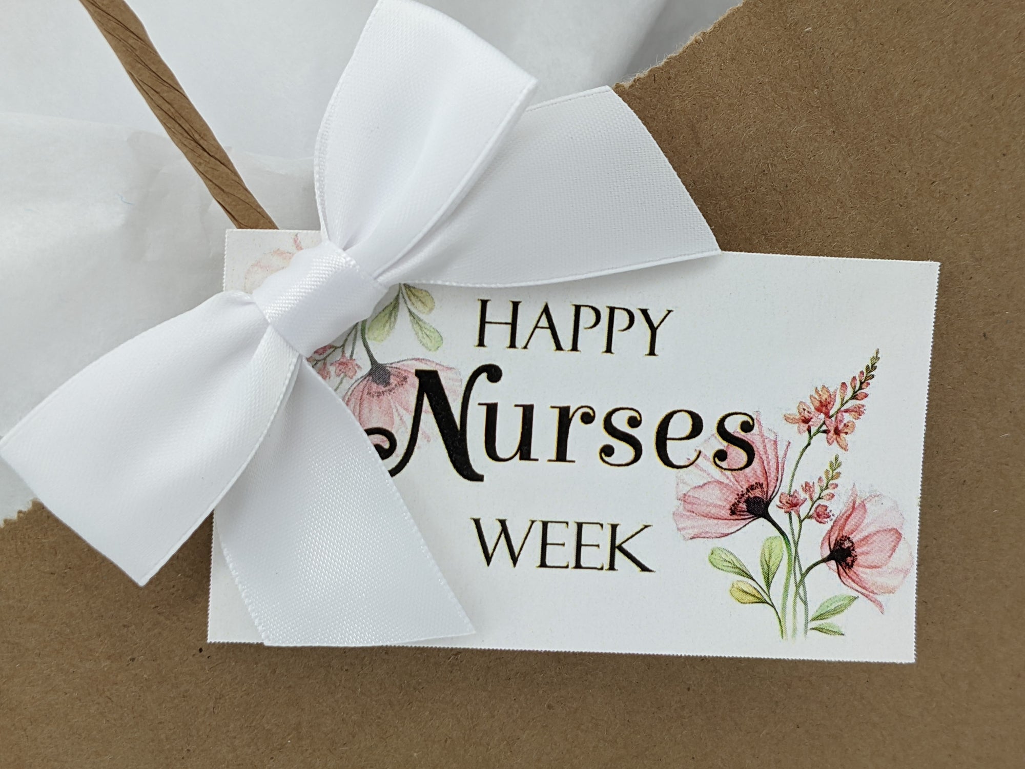 ADD ON GIFT BAG & TAG: Happy Nurses Week