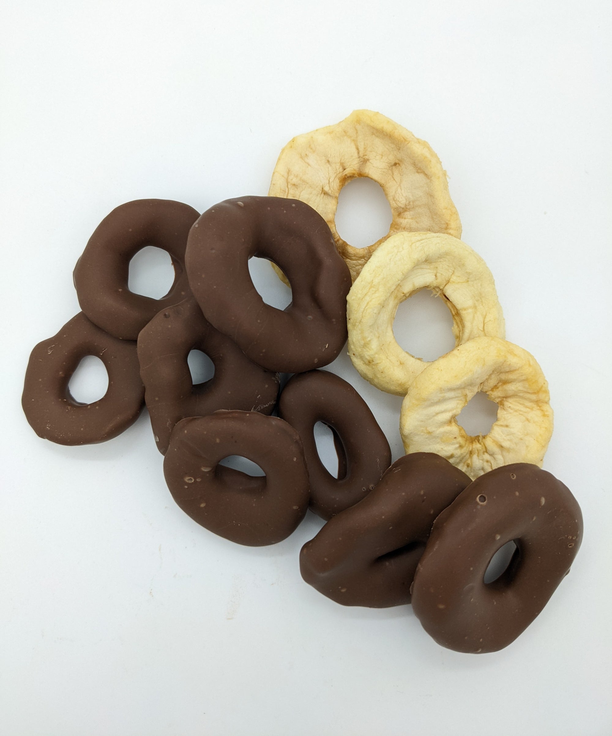 Apple rings, Chocolate Covered