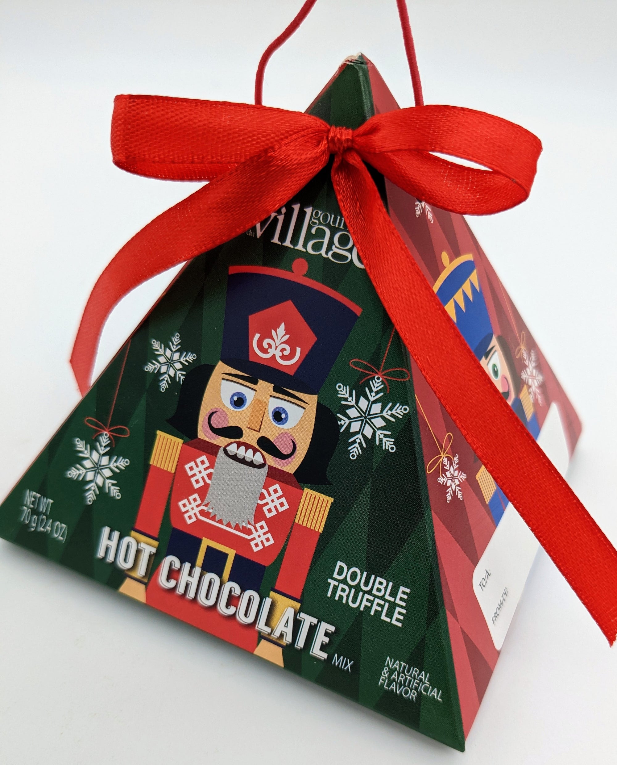 Hot Chocolate Pyramid Ornament: Nutcracker