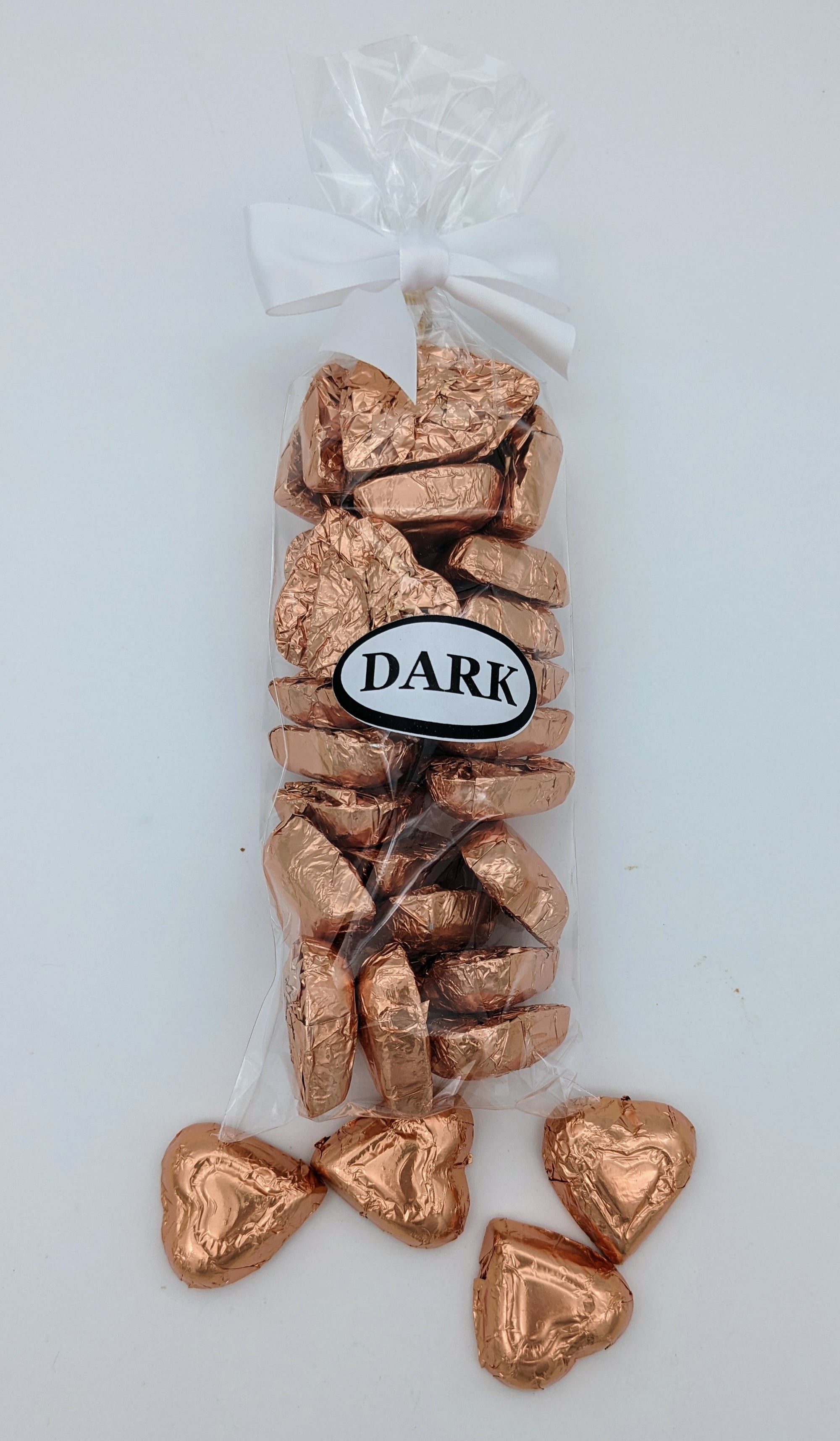 Dark Chocolate Heart Foils